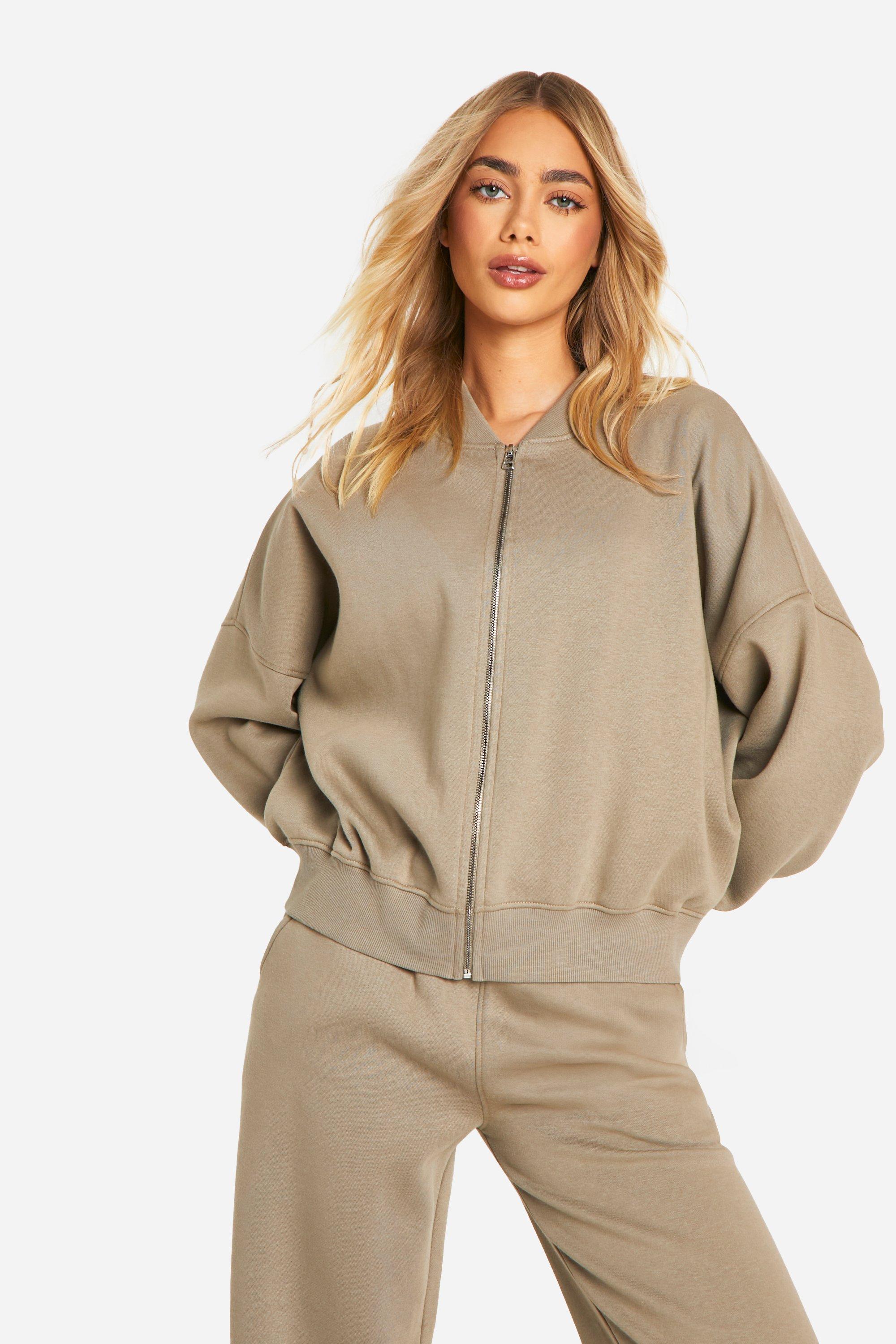 Corset Top 3 Piece Bomber Sweatshirt Tracksuit | boohoo USA Corset Top 3 Piece Bomber Sweatshirt Tracksuit | boohoo USA